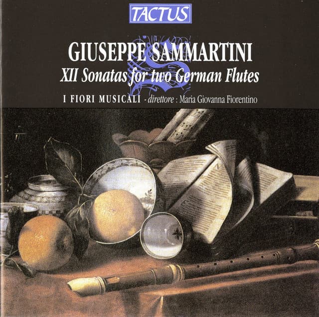 Sammartini: XII Sonatas for two German Flutes - Giuseppe Sammartini