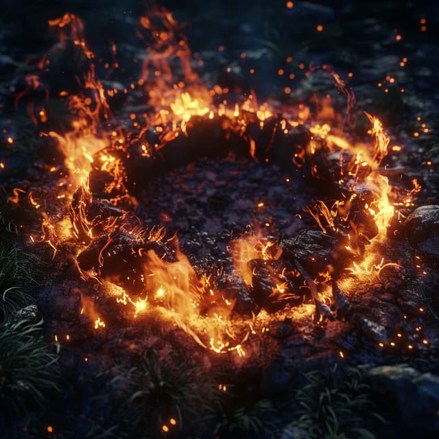 Binaural Fire Soundscape for Sleep - Night Sounds Association