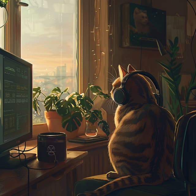 Lofi Cat Vibes: Purring Sound Sessions - Dreamy Lofi Music