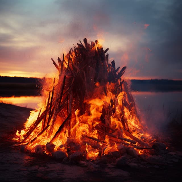 Sleep in the Glow of Fire: Calming Crackles - Rainforest Sounds