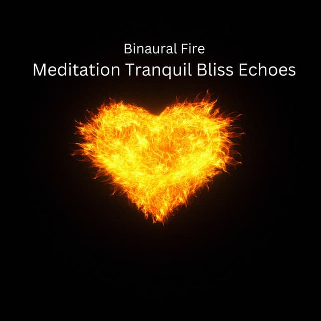Binaural Fire: Meditation Tranquil Bliss Echoes - Sizzling Nature Fire Sounds