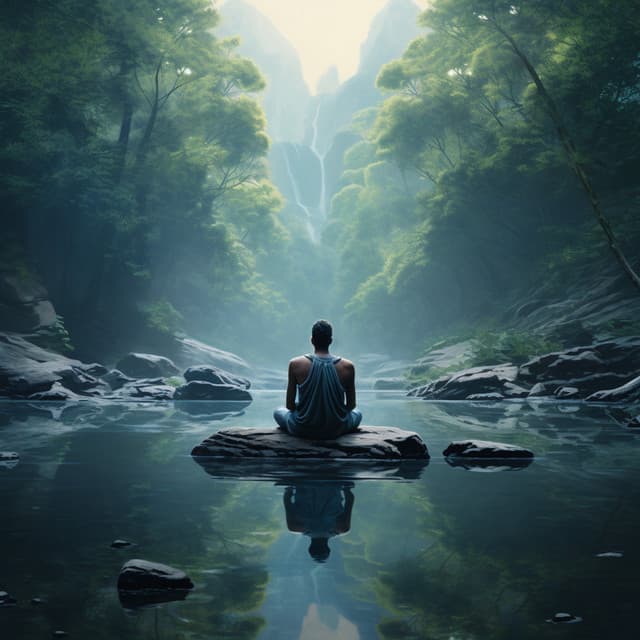River Meditation Harmony: Gentle Stream Echoes - Healing Meditation