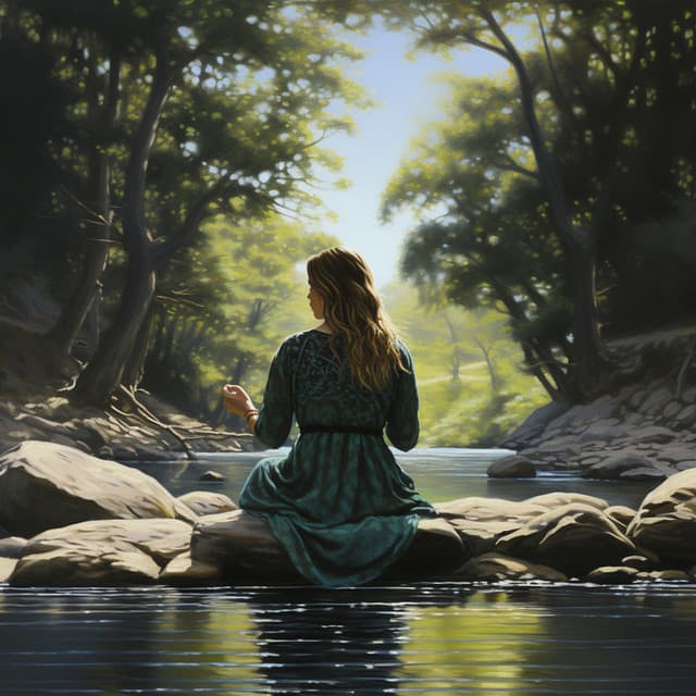 Meditación Del Agua: Arroyos Curativos De La Naturaleza - Sonido de grillo