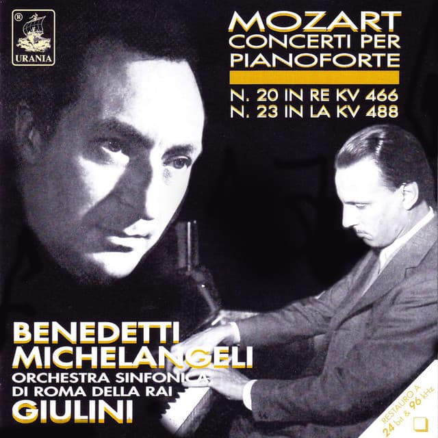 Mozart: Piano Concertos Nos. 20 & 23 - Wolfgang Amadeus Mozart