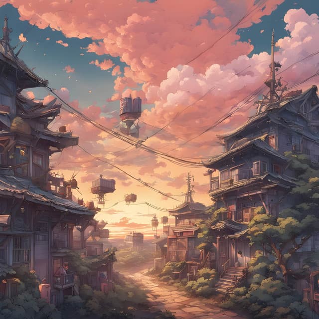 Under the Sakura Sky: Lo-Fi Vibes for Study and Relax - Anime Girl Lofi