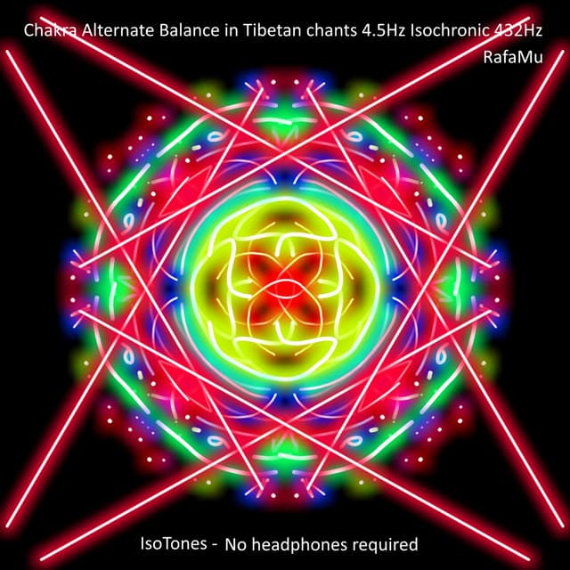 Chakra Alternate Balance in Tibetan Chants 4.5hz Isochronic 432hz - RafaMu