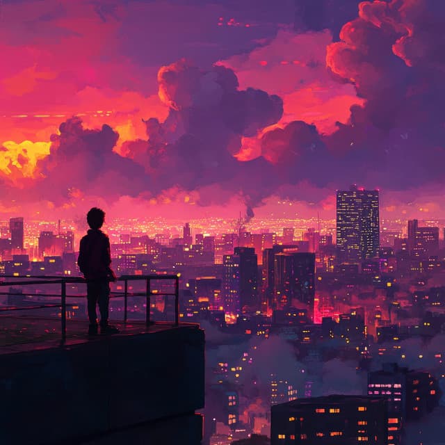 The Loner Watches the City Whilst Listening to Lofi - LO-FI BEATS