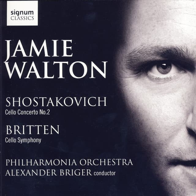 Shostakovich Cello Concerto No. 2, Britten Cellos Symphony - Jamie Walton
