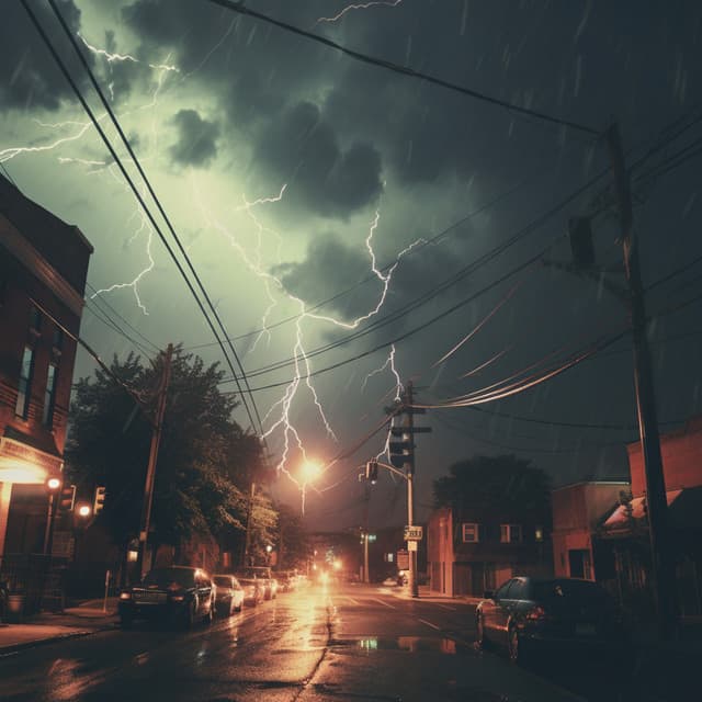 Cats' Binaural Thunder Sanctuary: Calming Melodies - For Cats Only