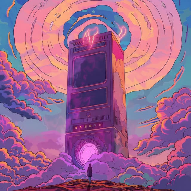 Ewige Ruhe: Leuchtspur des Rosa Rauschens in Traumwelten - Weißes Rauschen HD