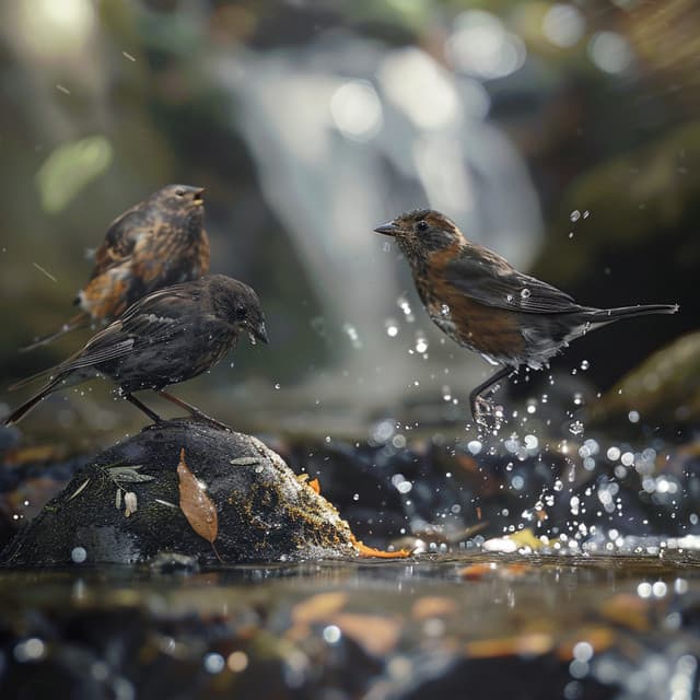 Binaural Creek and Birds for Dogs' Nature Calm - Dog Relaxation