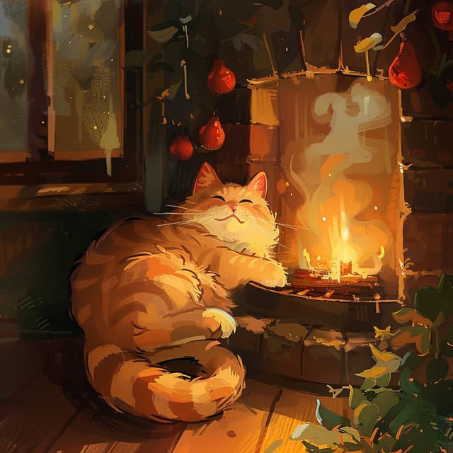 Gatos Junto Al Fuego: Armonía De Ronroneos Musicales - Solo para gatos