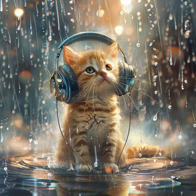 Purring in the Rain: Calming Music for Cats - Cats Music Zone