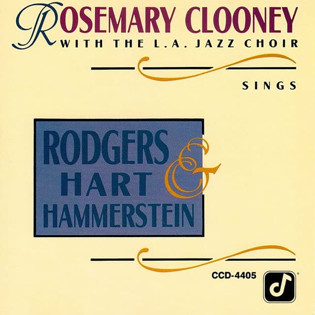 Rosemary Clooney Sings Rodgers, Hart & Hammerstein ‎ - Rosemary Clooney