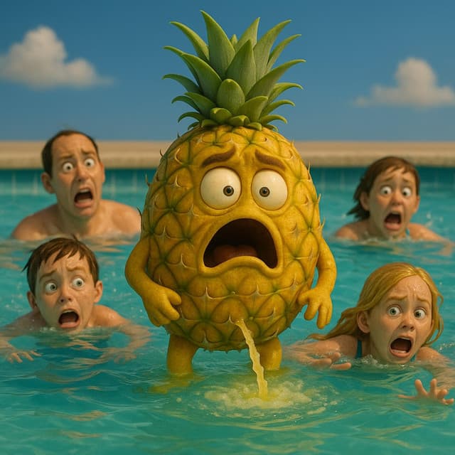 Plassen in het zwembad! | Grappige liedjes - De Tekentovenaar