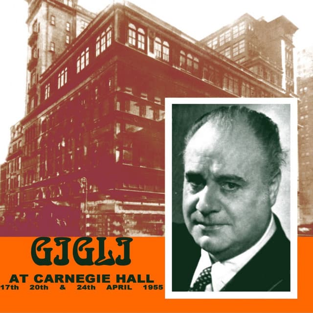 Gigli At Carnegie Hall - Giacomo Meyerbeer