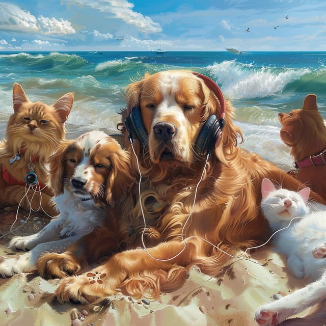 Ocean Whiskers: Pets Relaxation Tune - Pet Music Therapy