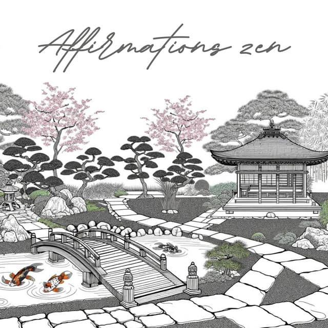 Affirmations zen: Méditation dans le jardin japonais - Relaxing Zen Music Ensemble