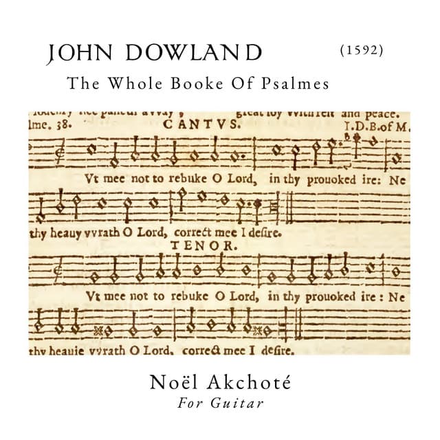 The Whole Booke of Psalmes - John Dowland