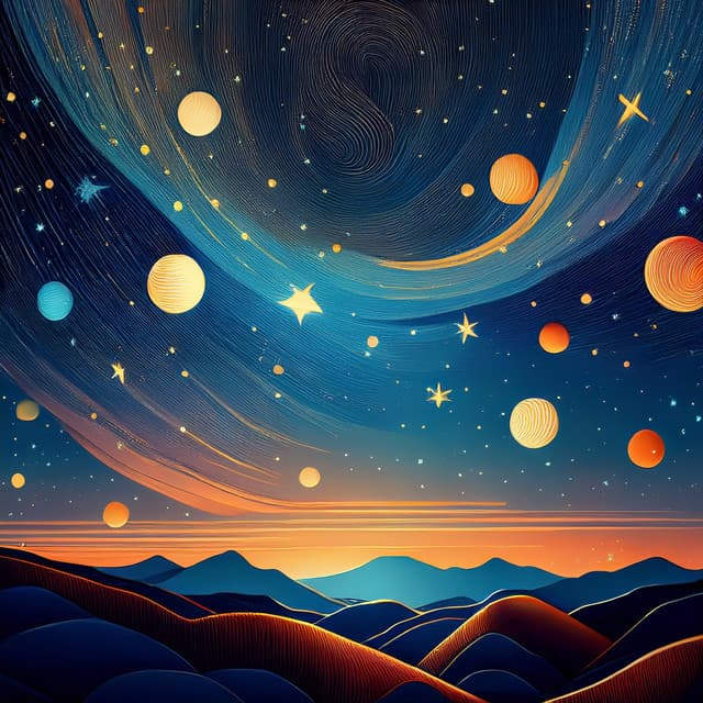 Music For Dancing With The Spaces Between Stars - Quiet Night Relaxation