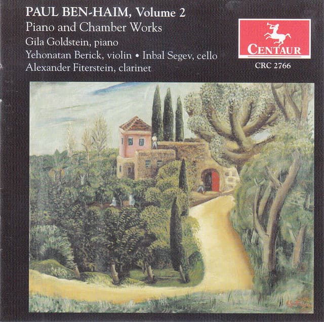 Paul Ben-Haim, Vol. 2: Piano & Chamber Works - Paul Ben-Haim