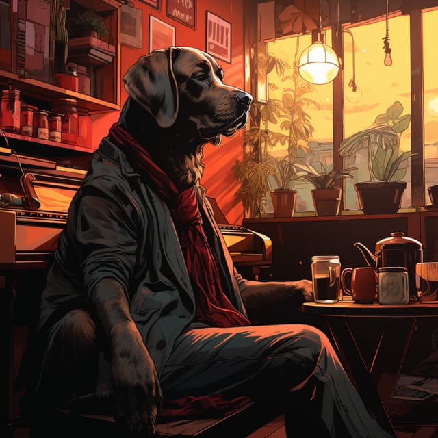 Ritmos Jazz Caninos: Colas Del Café Lounge Para Perritos - Hora de la Música del Perro