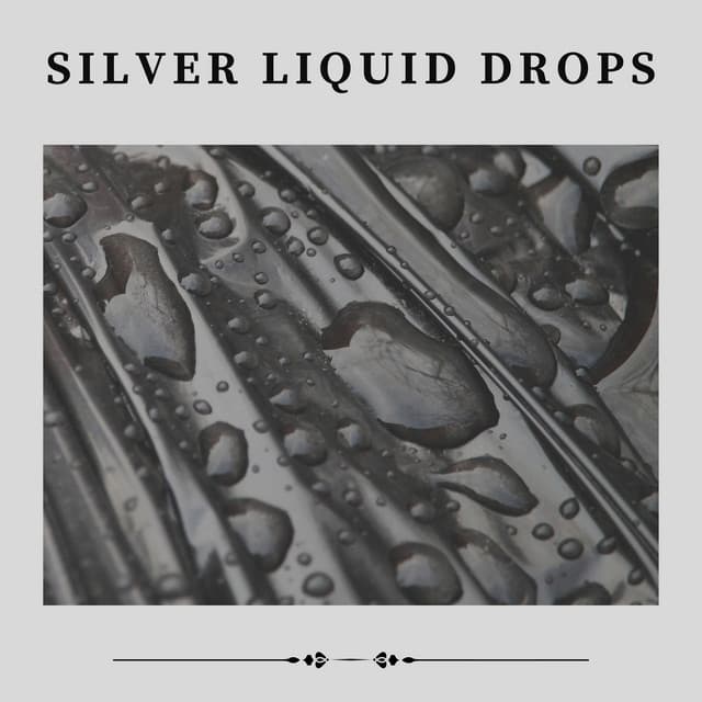Silver Liquid Drops - Rainfall Place