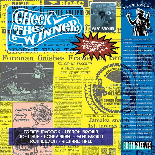 Glen Brown: Check The Winner - The Original Pantomine Instrumental Collection 1970-74 - Glen Brown