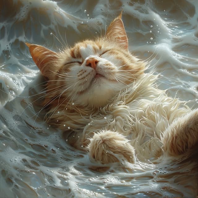 Pacífico Océano Binaural Para El Sueño De Los Gatos - Música calmante para gatos